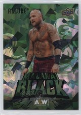 2024 Upper Deck Allure AEW Green Quartz 39/99 Malakai Black #50 0um7
