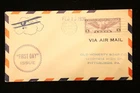 US COVER AIR MAIL 5C WINGED GLOBE FIRST DAY ISSUE SCOTT C12