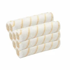 8 Pcs Reusable Paint Roller Covers 9" x 3/8" Nap Washable PVC Plastic Core NEW