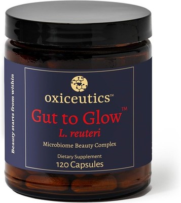 oxiceutics Gut to Glow ?C L. reuteri Probiotic + Marine Collagen & Hyaluronic A