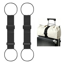 Multi Use Strong Adjustable Luggage Connector Straps for Suitcases,2 Pack Fle...