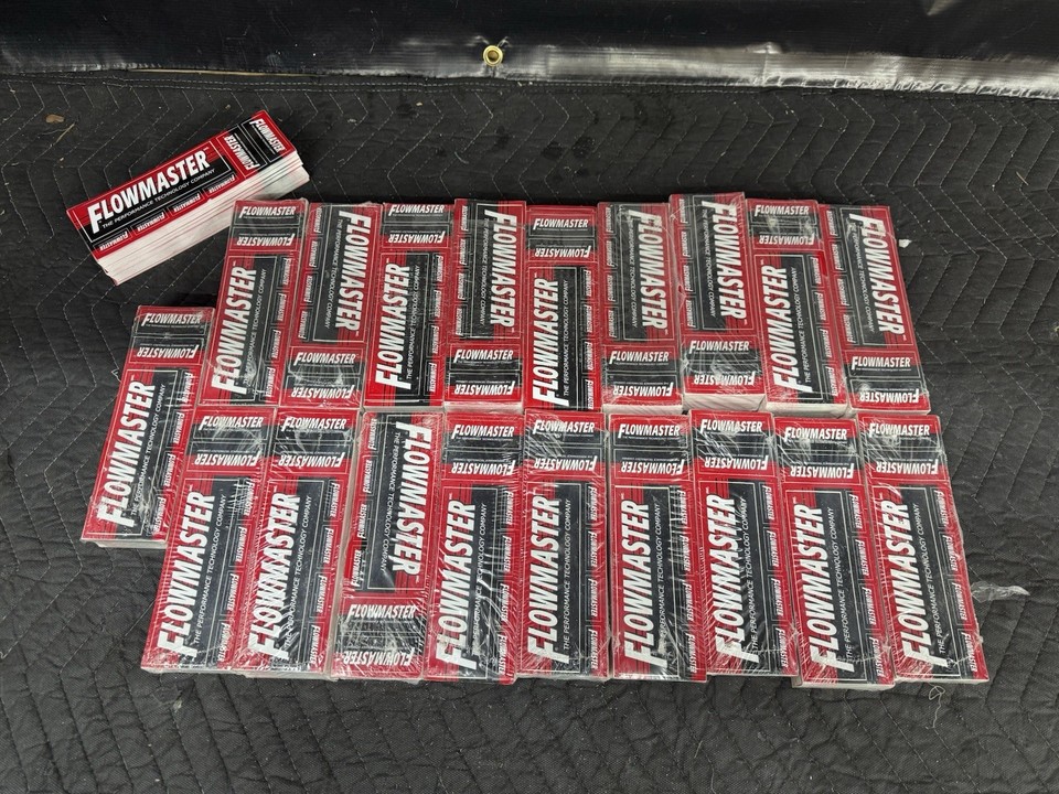 Flowmaster Window Sticker Vintage Sticker Decal FlowMaster Exhaust Technology Co Hot Rod Racing ...