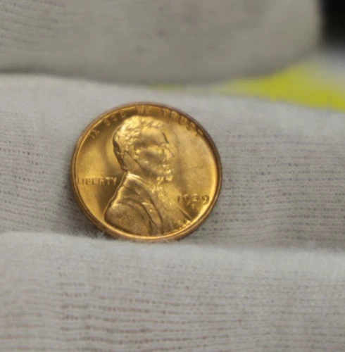 1939 S US Lincoln Cent 1c Nice  Unc From Original Roll...