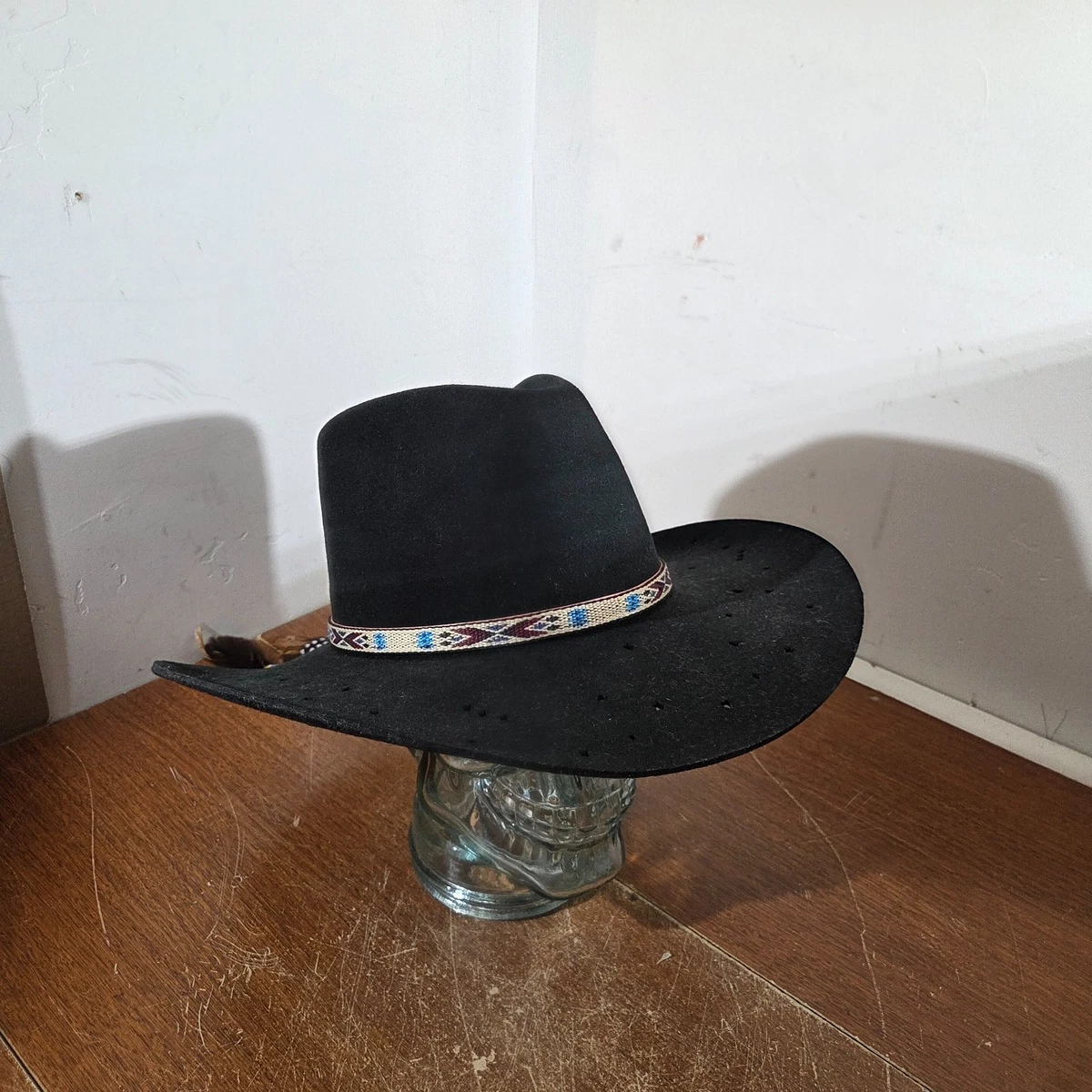 Charlie 1 Horse Hat Cowgirl Traveler Women Silver Concho Band Size Large Black Charlie 1 Horse | Bucksnort Hat | Black | Head West  main image 2