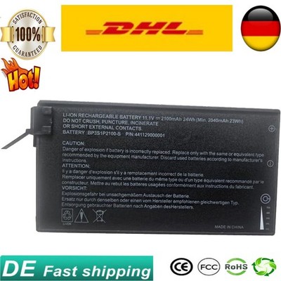 BP3S1P2100-S Akku Ersatz für Getac V110 V110C 441129000001 Rugged Notebook 24Wh