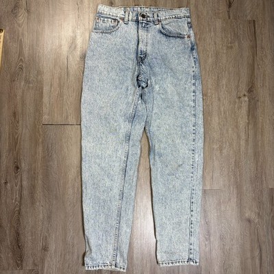 VTG Levis 550 Jeans Size 32x32 Acid Wash Denim 100% Cotton Tapered USA 90's