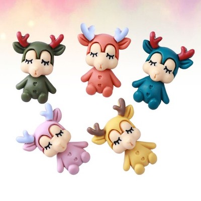 50 PCS Mehrzweck-hirschdekorationen Hirsch- Cartoon -Anhänger