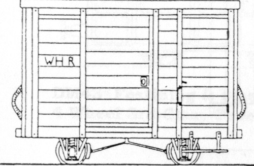 Dundas Models DM50 Welsh Highland Railway 4 Wheel Goods Brake Van Kit OO9 Gauge