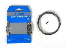 New Shimano Stainless Steel Bicycle Shift Inner Cable 1.2 x 2100mm w/ black end