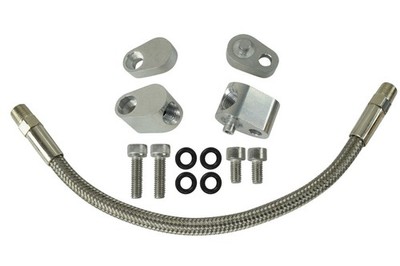 ICT Billet 551692 LS Coolant / Steam Port Crossover Hose Kit