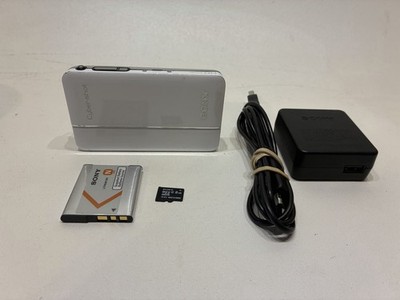 Sony CyberShot DSC-TX66 Digital *WORKING* Camera 18.2MP 3.3'' OLED Touch Bundle