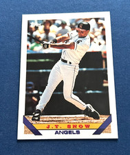 1993 Topps Traded Baseball J.T. Snow Rookie Card #62T Set Break NM