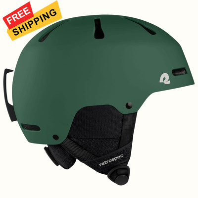Retrospec Comstock Ski Helmet - Snowboard M/L: 59-62cm, Matte Hemlock 