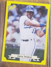 1987 Classic Yellow DANNY TARTABULL Green Back Variation / Rookie Card 145