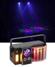 Rockville INSTA PARTY 51 5-in-1 Dance Floor DJ Effect Light Derby/Laser/Strobe
