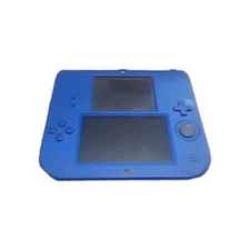 Nintendo 2DS Launch Edition Blue Handheld System for Parts or Repair