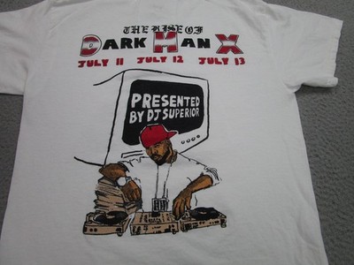 DMX Shirt Mens Medium Rise of Dark Man X DJ Superior Drag-On Rap Hip Hop Concert