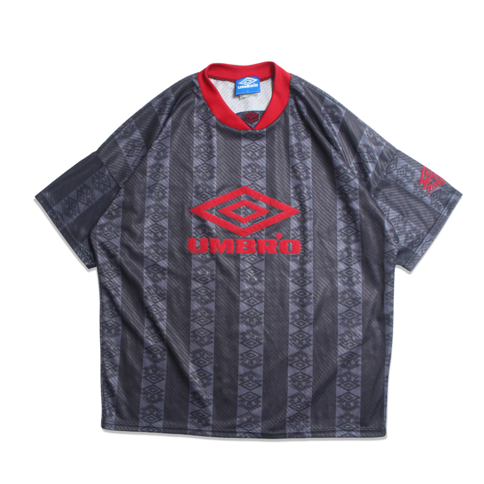 Umbro Jersey L Vintage Football Soccer Jersey Japan