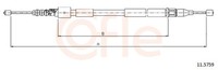 Cofle Handbremsseil Bremsseil Hinten Links FüR Opel Corsa C Tigra Twintop