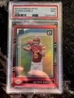 2024 Panini Donruss Optic - Rated Rookie Jayden Daniels #248 Pink Prizm (RC)
