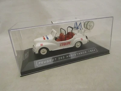 VOITURE 1/43 PEUGEOT 203 ASSISTANCE TOUR DE FRANCE 1954 - ATLAS NOREV N°7 - Photo 1/4