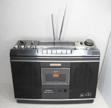 RARE Vtg SONY Boombox Radio AM/FM Cassette Player Recorder CF-580 Portable WORKS