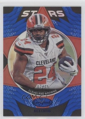 2020 Certified Stars Mirror Blue 2/75 Nick Chubb #CS-NC qw7