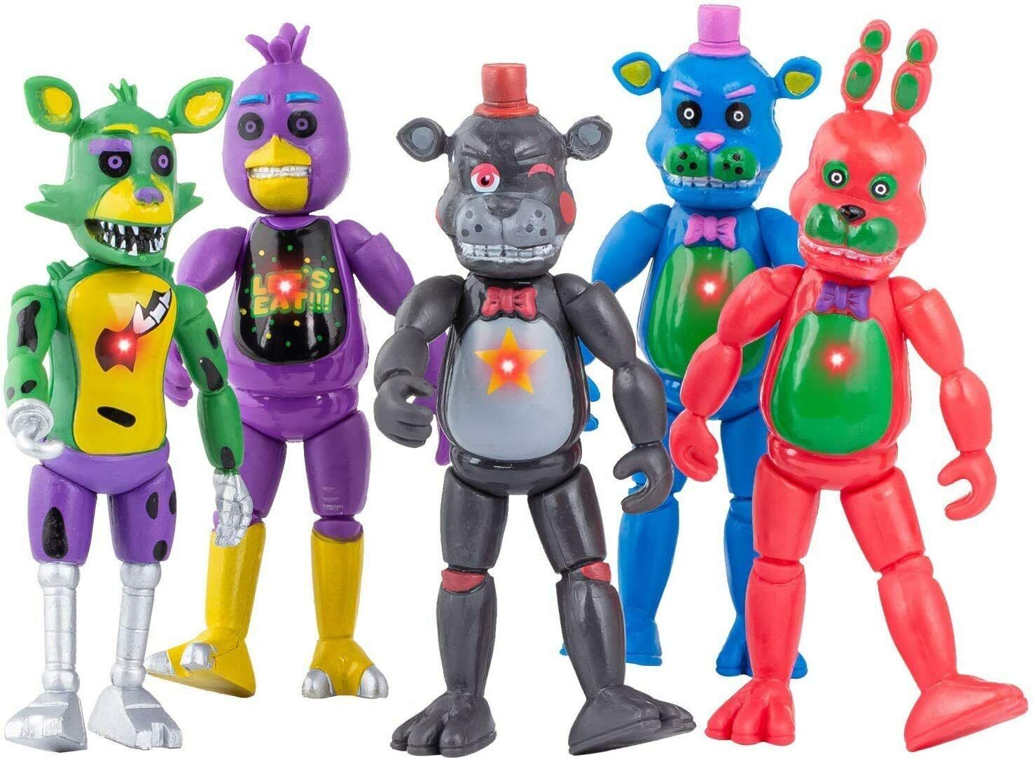 6pc SET Five Nights At Freddy's FNAF Freddy Action Figure 6inch Party Toys