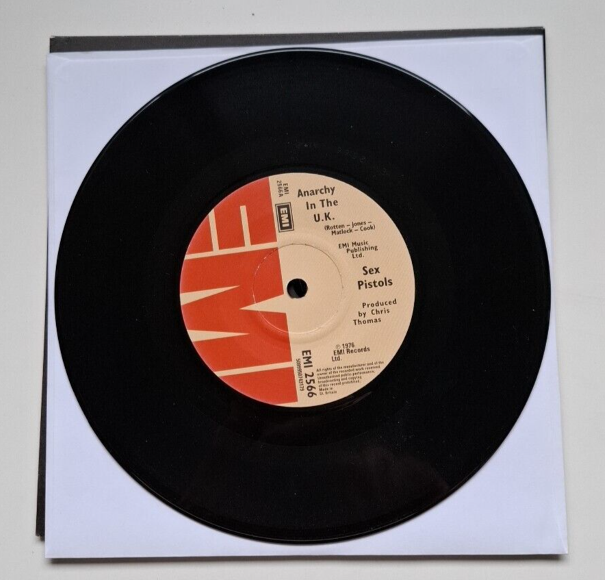 Sex Pistols Anarchy in The UK Picture Disc Numbered - 1177 Record