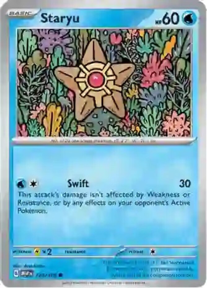 Pokemon Staryu - 120/165 - Common NM-Mint Scarlet & Violet - 151