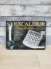 EXCALIBUR King Master 2 in 1 Electronic Chess & Checker Game
