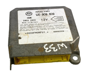 Volkswagen Golf 4 Bora SRS Steuergerät Leitungssatz 1J0909609 Gebraucht