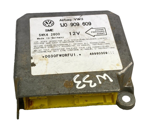 Volkswagen Golf 4 Bora SRS Steuergerät Leitungssatz 1J0909609 Gebraucht