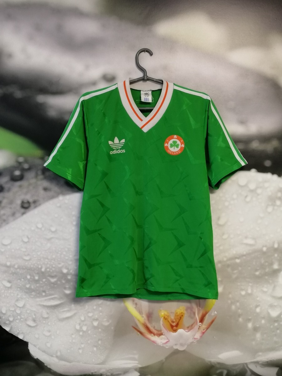 Republic of Ireland 1990 - 1992 home shirt jersey Adidas vintage