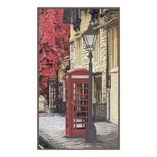 London Bead Embroidery Scheme on Canvas DIY Stamped Printed Pattern t-1370