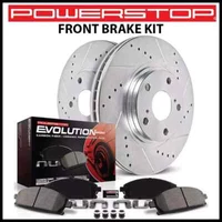 Powerstop Z23 Evolution Sport Brake Rotors & Pads Kit for 2013-2022 Accord EX LX (For: More than one vehicle)