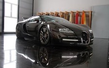 Cars bugatti veyron super tuning Desk Mat Stitched