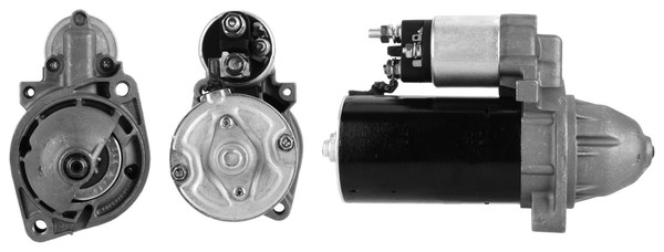 Elstock Anlasser Starter 2Kw FüR Mercedes-Benz E-Klasse C-Klasse T-Model-image