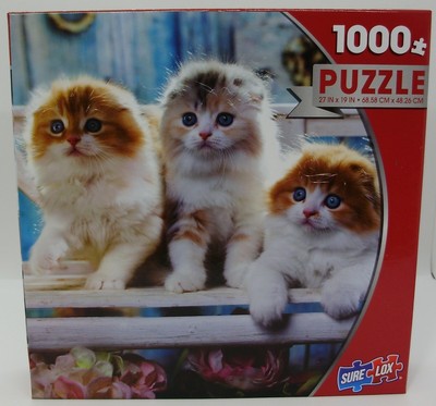 1000 Piece Puzzle   Scottish Fold Kittens   Sure Lox - NEW