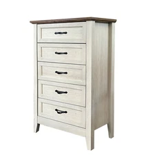 5 Drawers Dresser, Clothes Storage Organizer Chest of Drawers for Bedroom