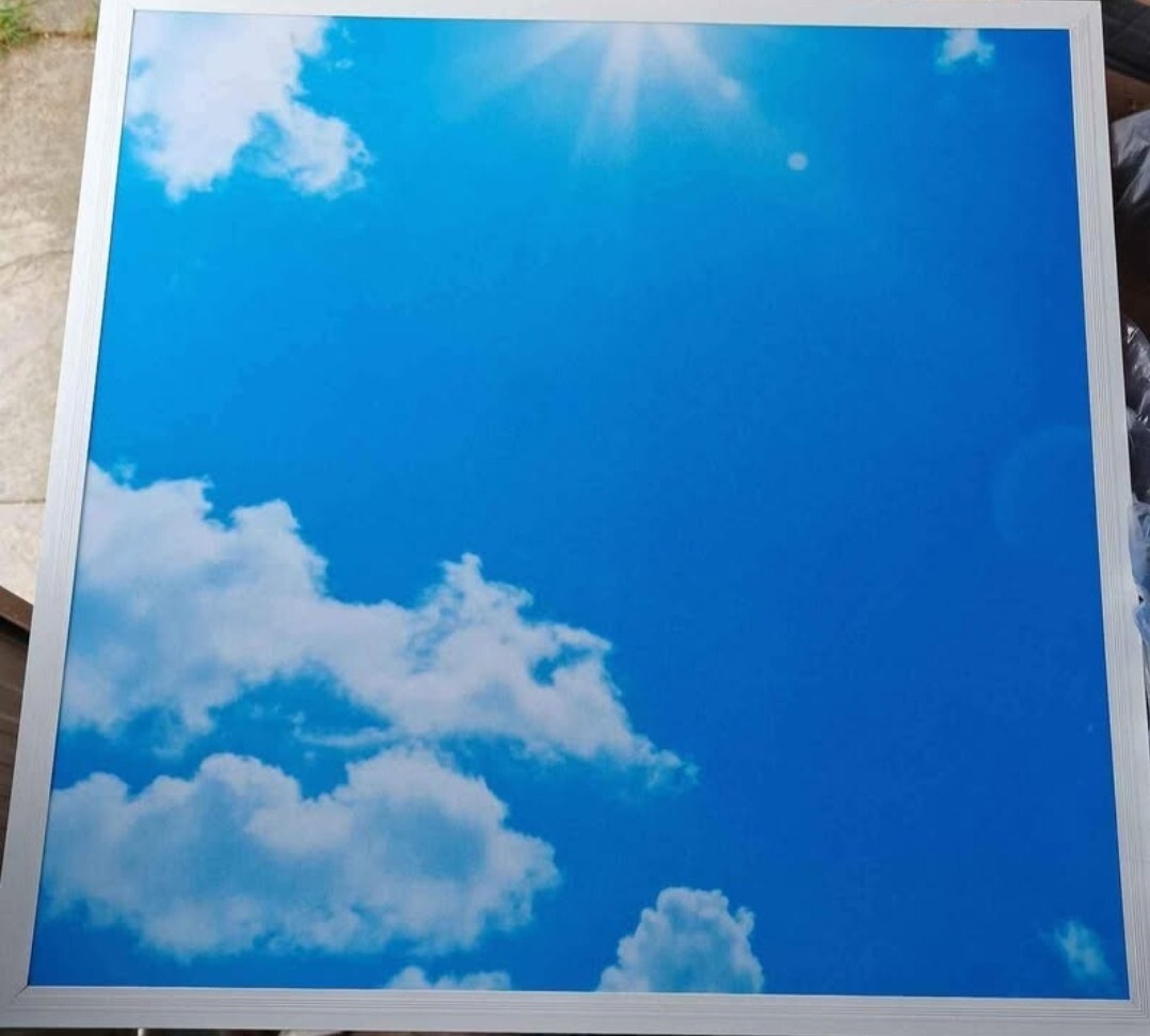 PANEL LED LUZ CUADRADA 59,5x 59,5 cm LUZ DE TECHO EMPOTRADA LÁMPARA DE PARED PLANA
