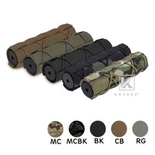 KRYDEX 7inch 18cm Suppressor Cover Tactical Protect Sleeve Wrap Airsoft Hunting