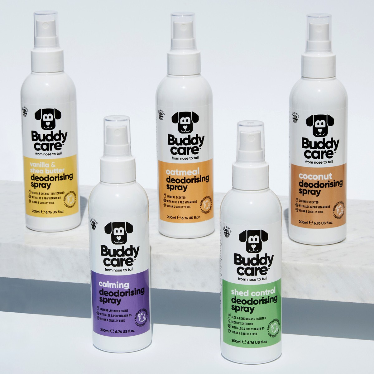 Dog Deodorising Spray by Buddycare Choose from fragrances