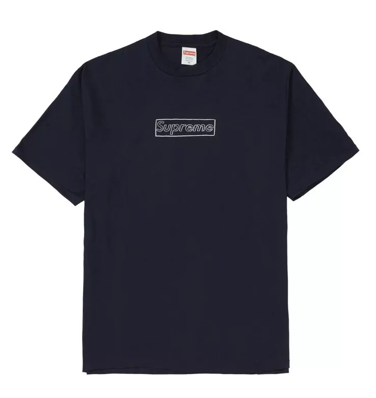 supreme KAWS Chalk Logo Tee シュプリーム カウズ S