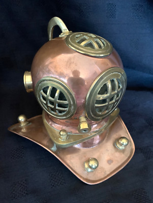 Siebe Gorman Style Kupfer & Messing Taucherhelm 18 cm Replik