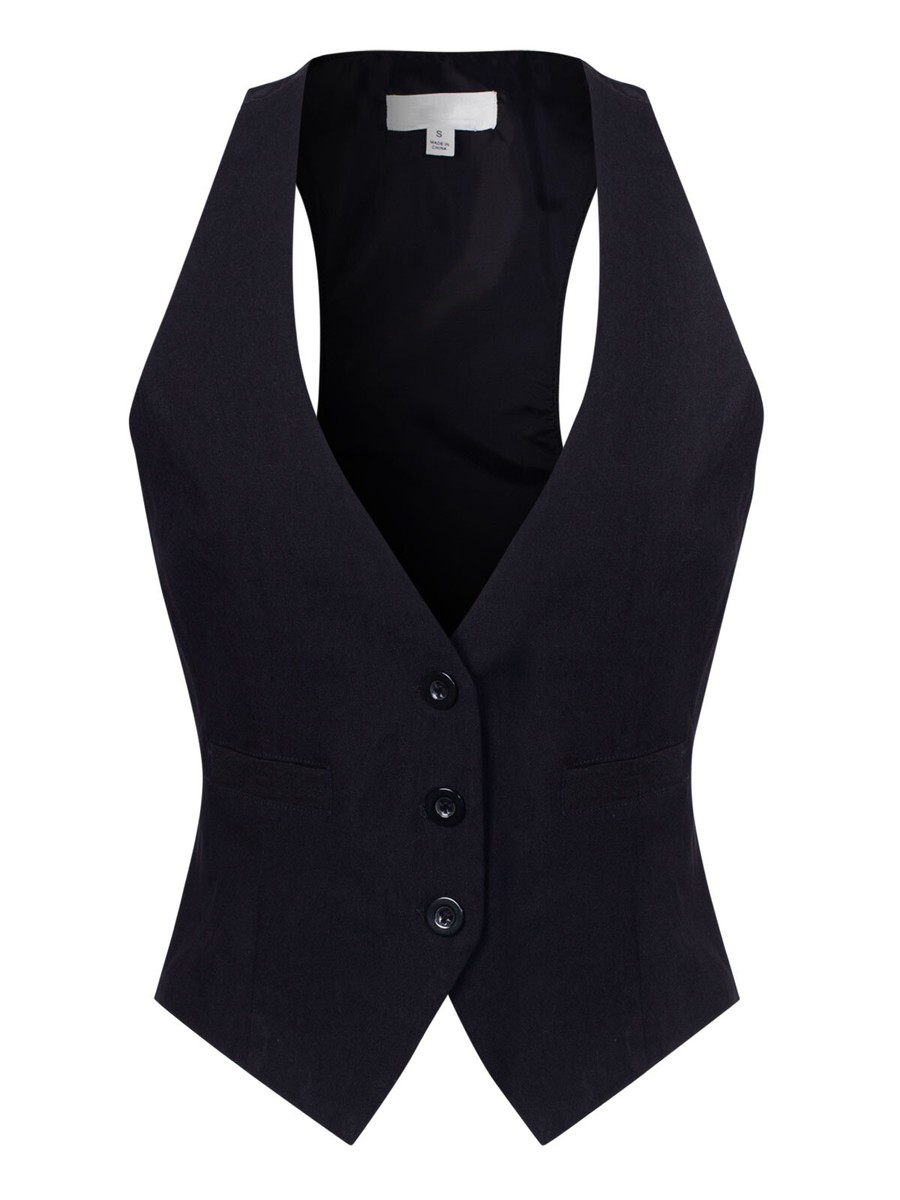 【emi】Satin Pocket Vest emi】Satin Pocket Vest Satin Pocket Vest
