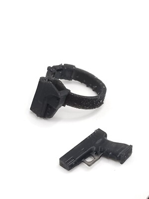 3d Print FEMALE FLEXIBLE LEFT LEG HOLSTER 1:12 Classified Legends Scale