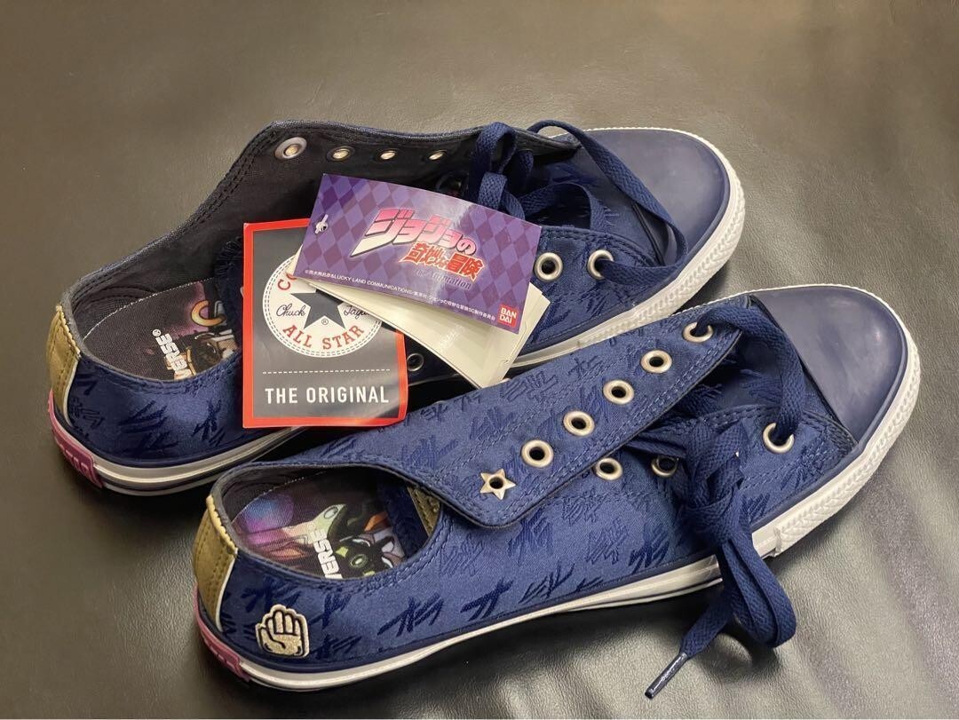 JoJo`s Bizarre Adventure Converse Sneaker Jotaro Model w/BOX