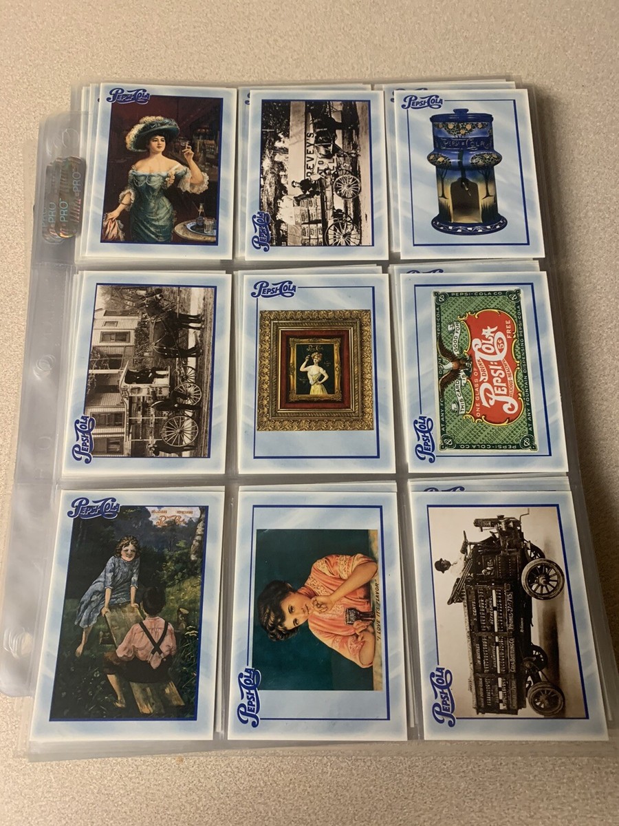 Pepsi ビンテージトレーディングカードセット Pepsi-Cola Trading ￼Cards 1994 And 1996 Over 200 Cards All In