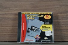 PERFORMANCE PlayStation 1 Memory Card 2-Pak w/Case K-Mart